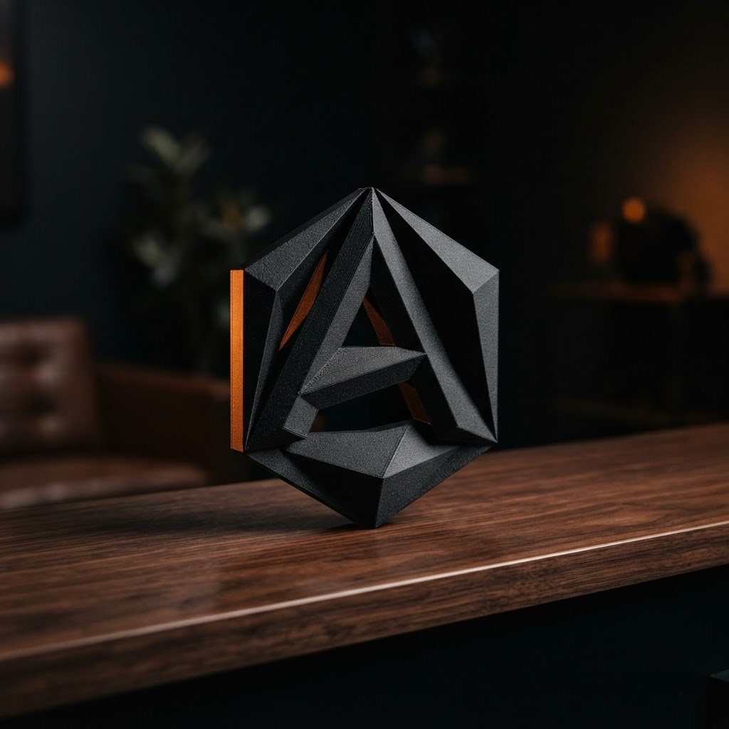 Custom logo 3D model